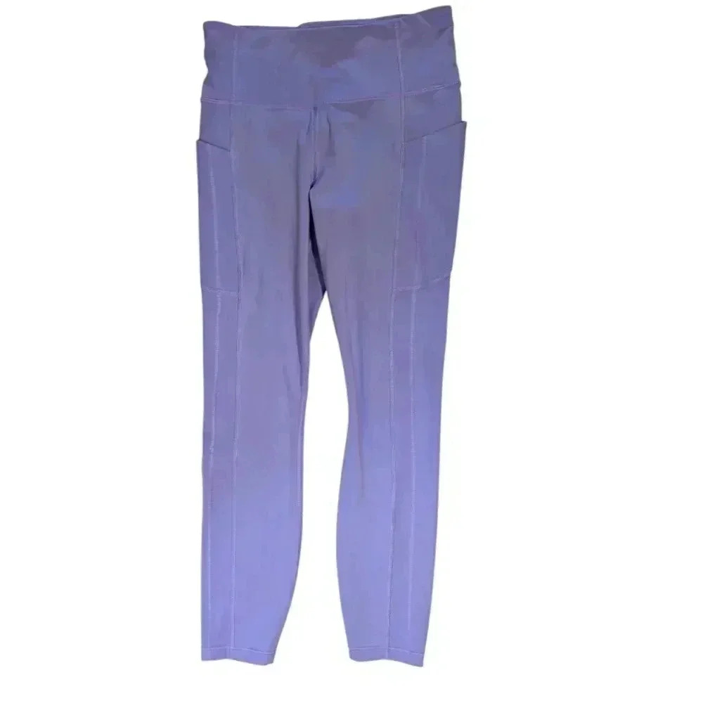Athleta Ultimate Stash 7/8 Tights / Leggings in Madeira Purple SZ S/P Sold Out - Picture 2 of 6